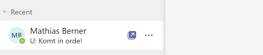 chat in nieuw venster openen