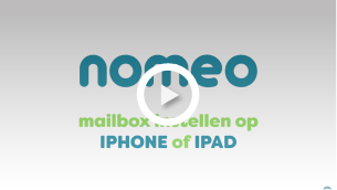 Video Mailbox instellen op Iphone of Ipad