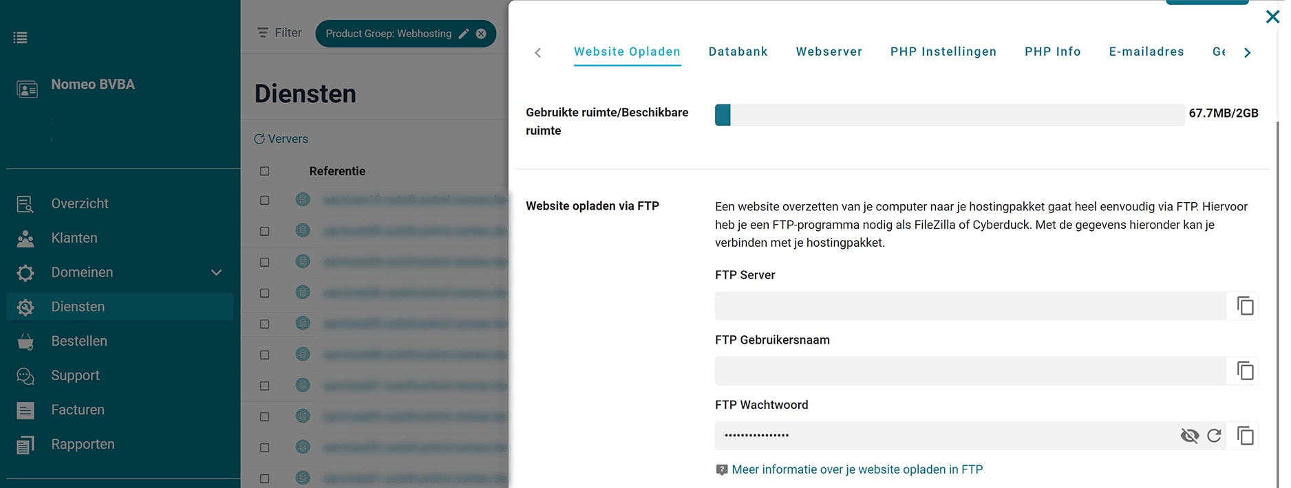 Website uploaden via FTP Website uploaden via FTP screenshot