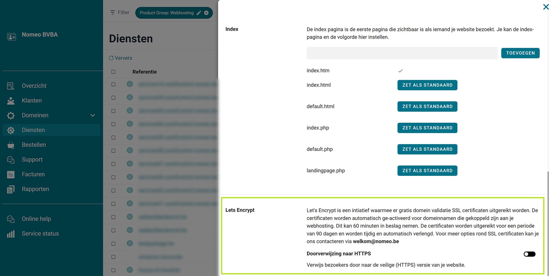 Let's Encrypt screenshot