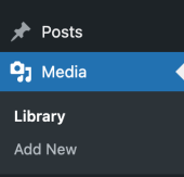 Adding images in WordPress