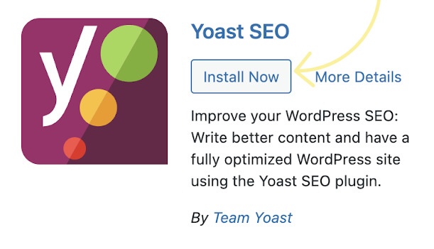 example Yoast search results Google