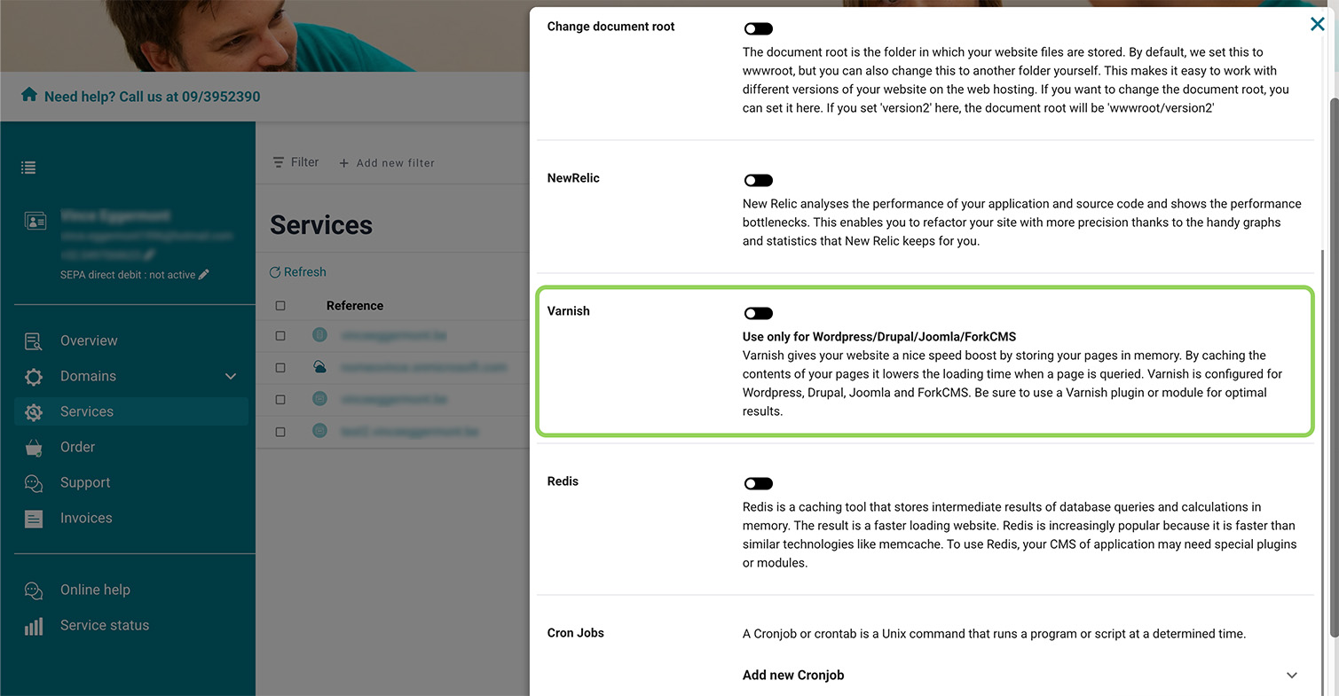 Varnish (caching) screenshot
