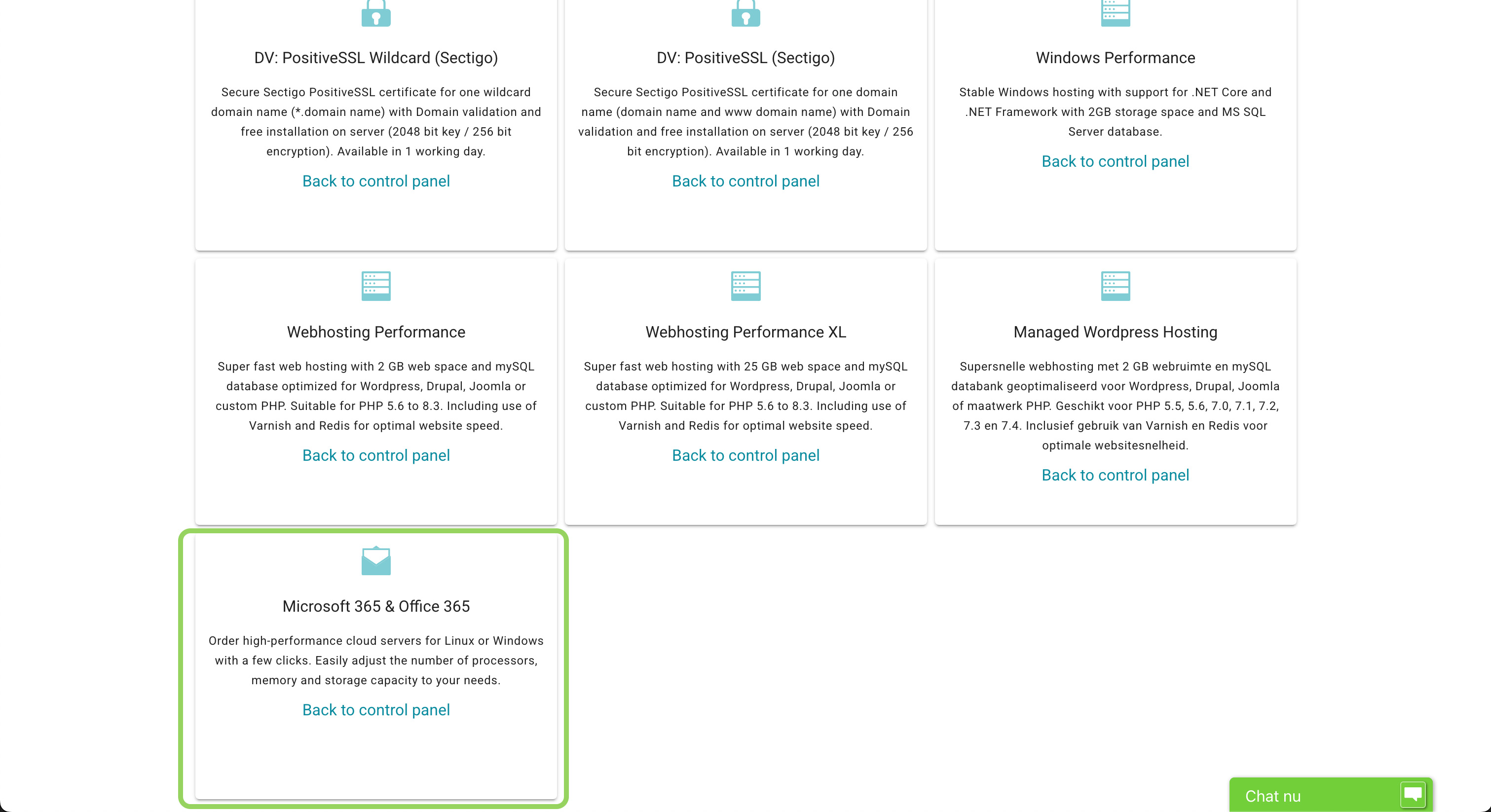 Order Microsoft 365 screenshot